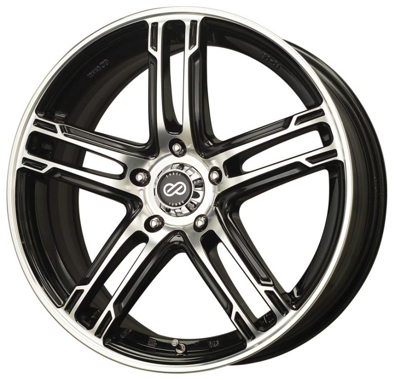 Enkei Commander 18x8.5 25mm Offset 5x150 Bolt Pattern 110 Bore Black Machined Wheel main image 1