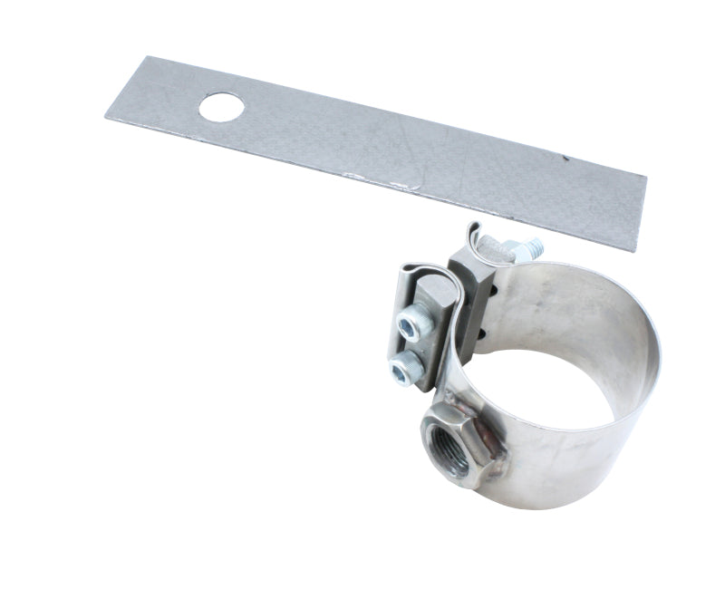 N20 O2 Sensor Bracket AEM No-Weld O2 Sensor Mount for 2.25 to 2.5 inch Diameter Pipe ...